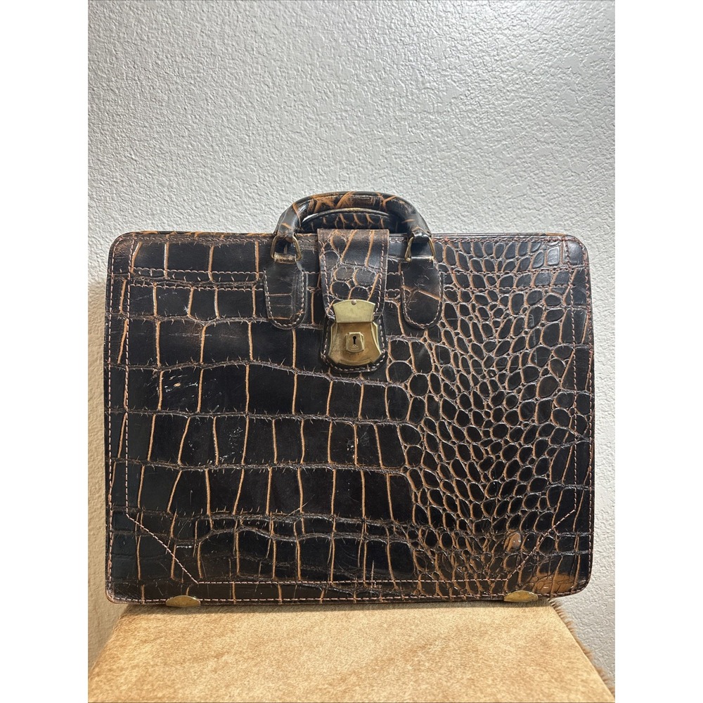 Genuine Aligator‎ Custom Brief Case